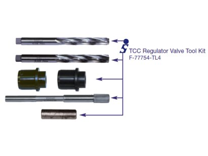 4L60E TCC Regulator Valve Tool Kit (use with VB fixture)