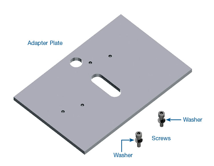 ZF5HP19 Adapter Plate Kit for VB-Fix
